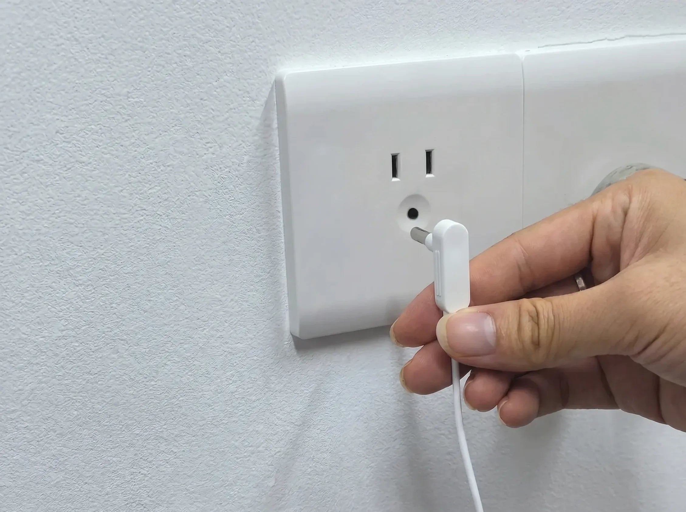Plug into socket