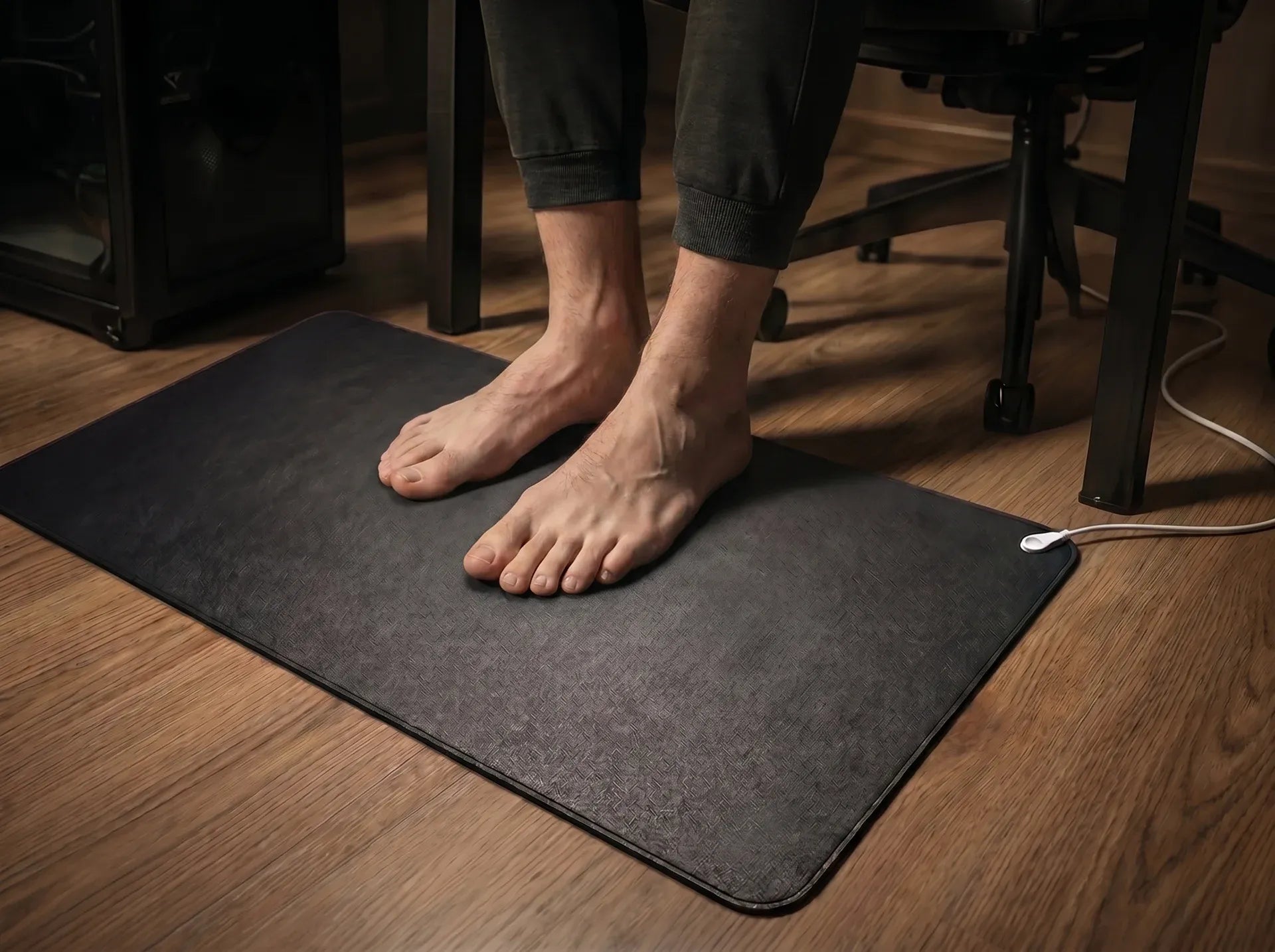Grounding mat under your feet